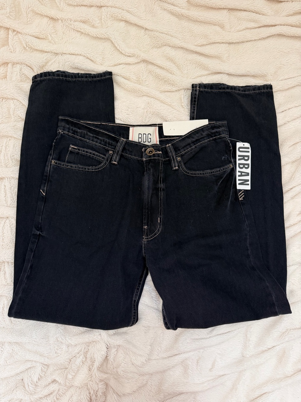 NWT BDG Urban Outfitters Vintage Slim Fit black jeans men’s Sz 31x32